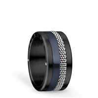 Ring Bering Man Symphony in Steel SYMPHONY11-11 - SYMPHONY11-11